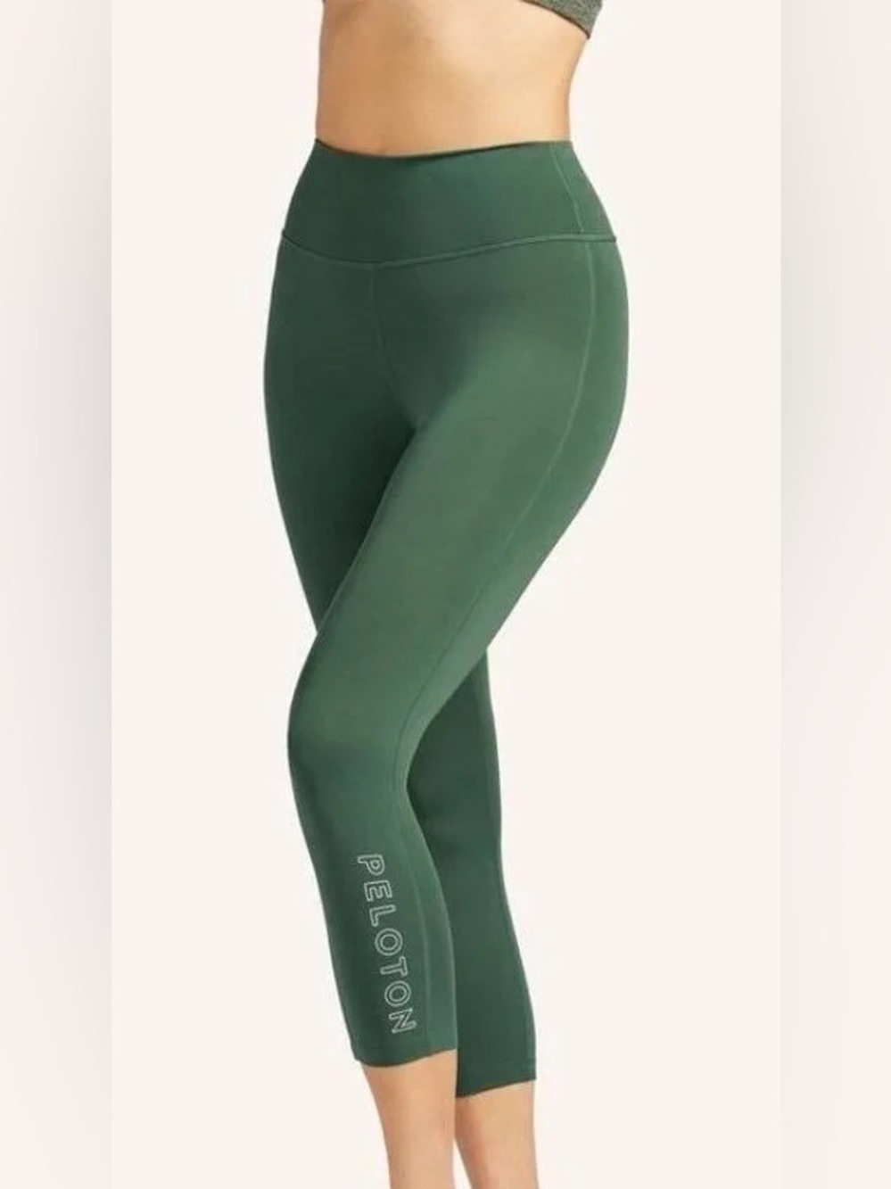 NEW Peloton Hunter Green Capri Leggings • M NWT $78 Retail